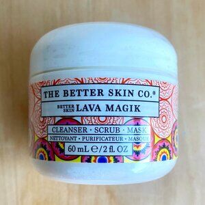 The Better Skin Co. Lava Magik Cleanser - Scrub - Mask, NEW, SEALED, full size.